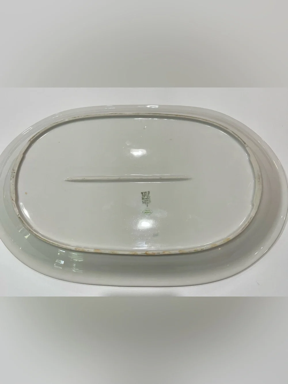 Vintage Wawel Polish Porcelain Lobster 15” Oval Platter Beveled Edge RARE